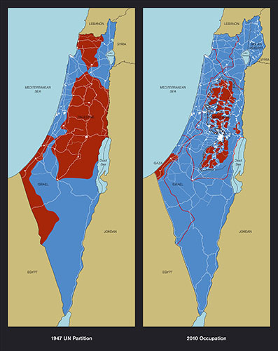 Maps of Palestine [2010] Richard Hamilton [w. thanks Eyal Weizman]