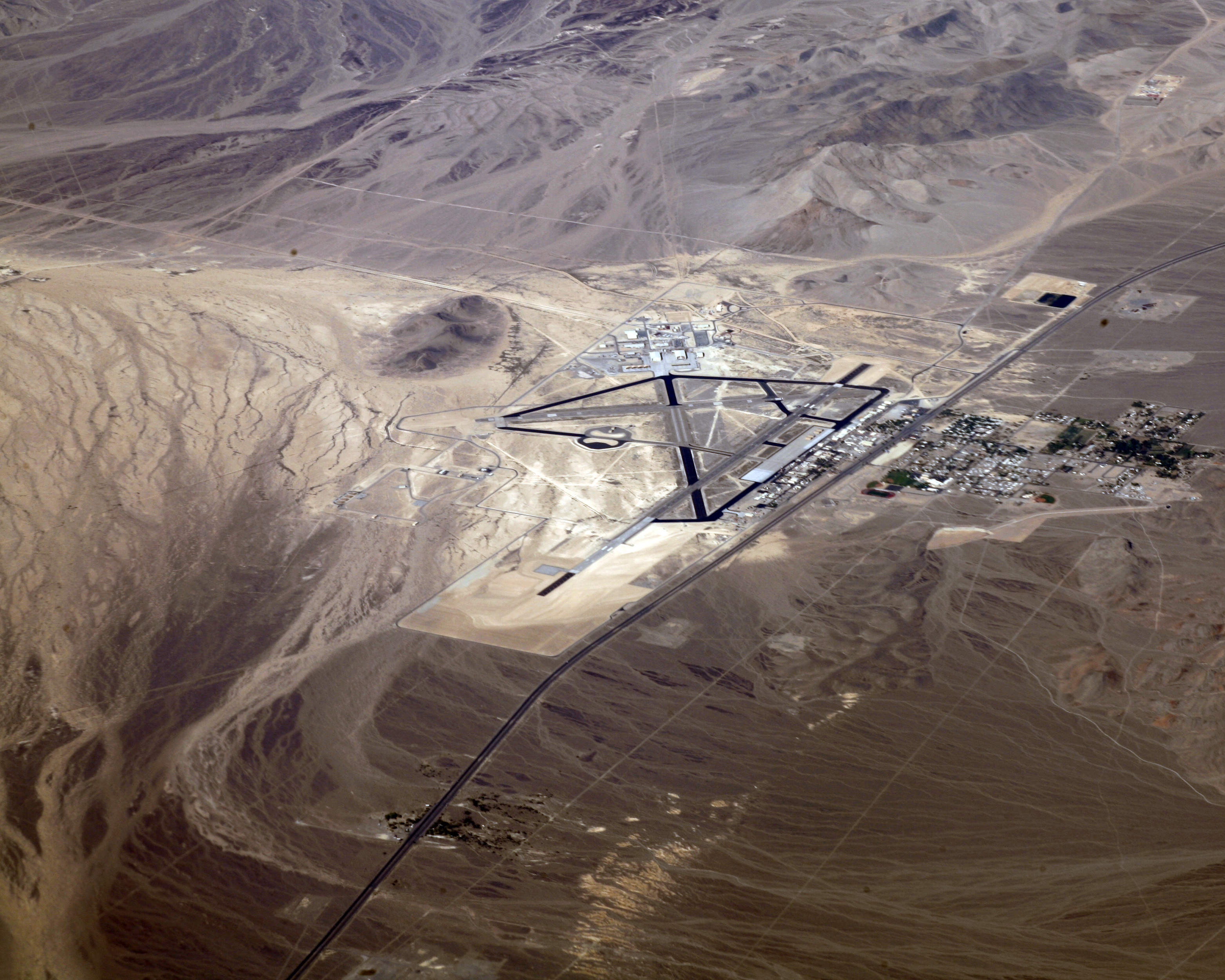 Home of the DRONE Creech_Air_Force_Base_aerial